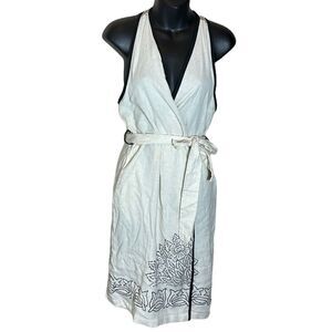 Ikikiz Turkish cotton linen block print cover up new small/medium capsule floral